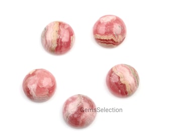 5pcs 133cts 31X18mm 100/% natural pink rhodochrosite cabochons mix shape wire wrapped jewelry pendant making smooth hand polish gemstone 386