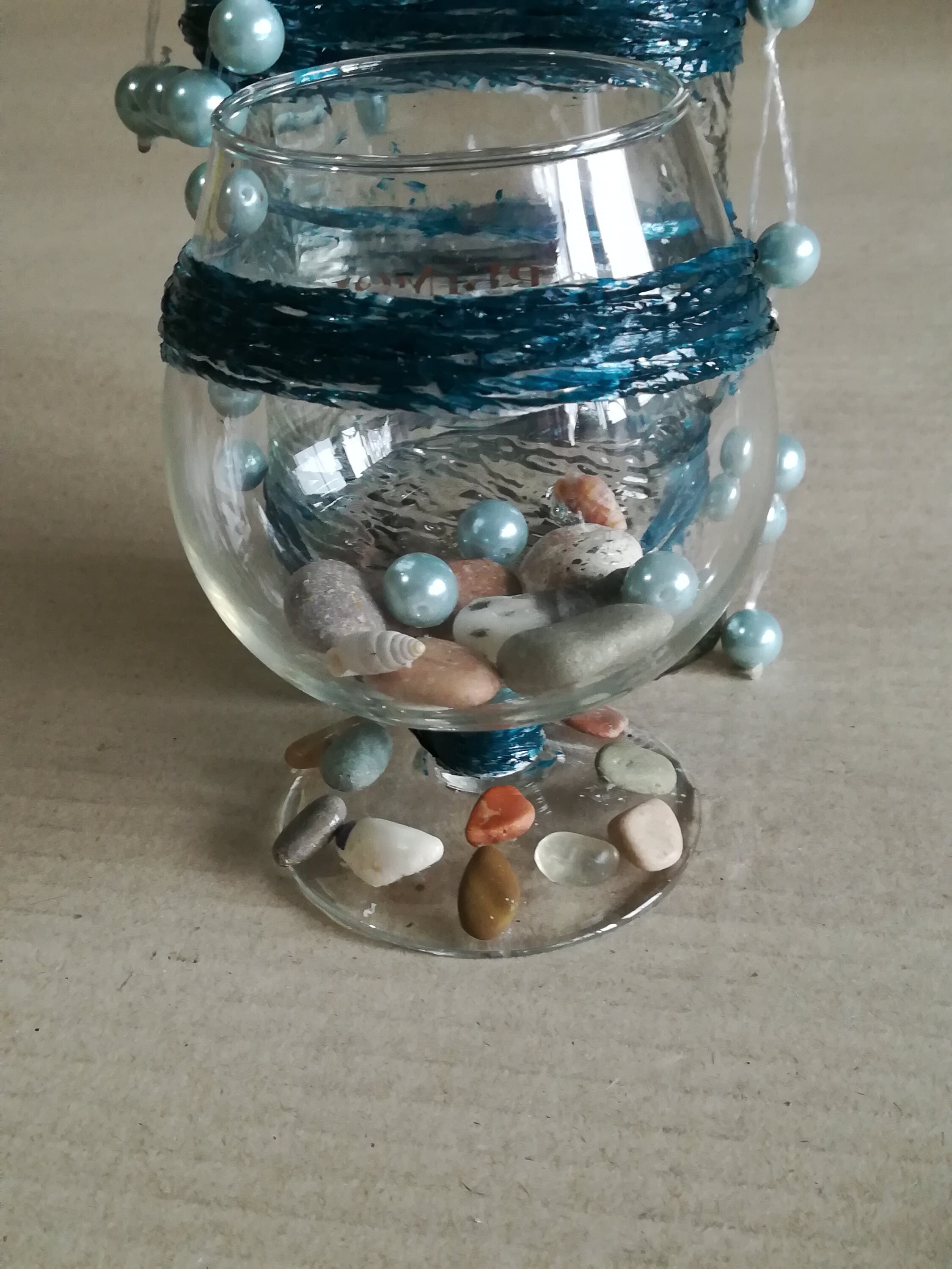 Unusual vase bekirini marine theme Etsy