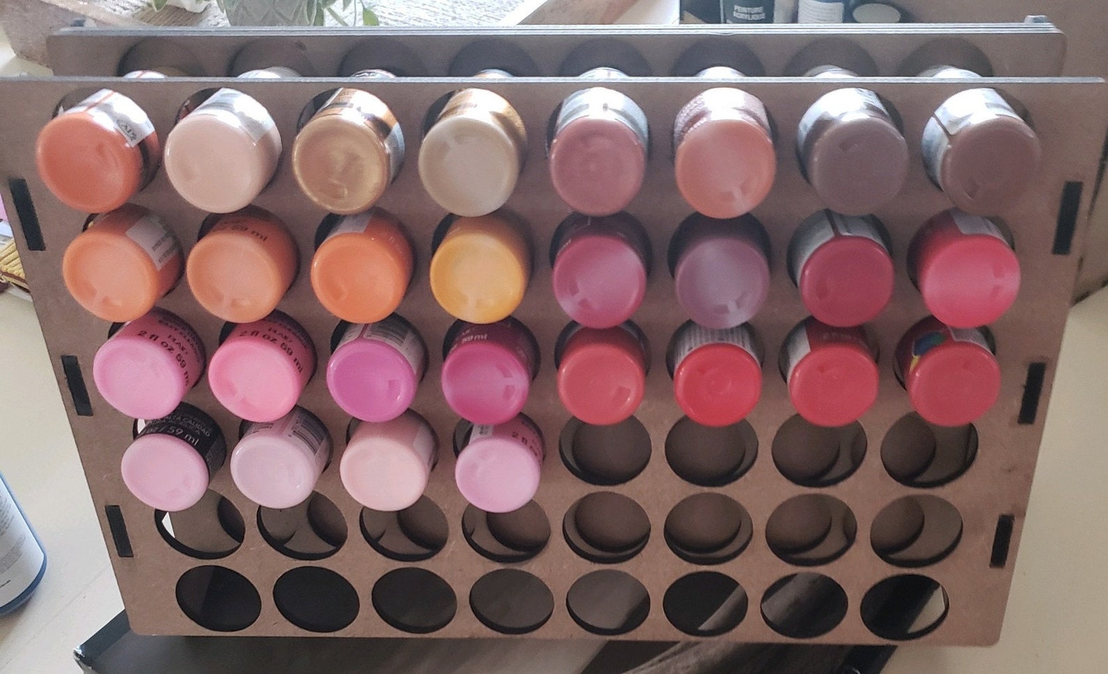 Standing/verticalAcrylic paint bottle holder Etsy