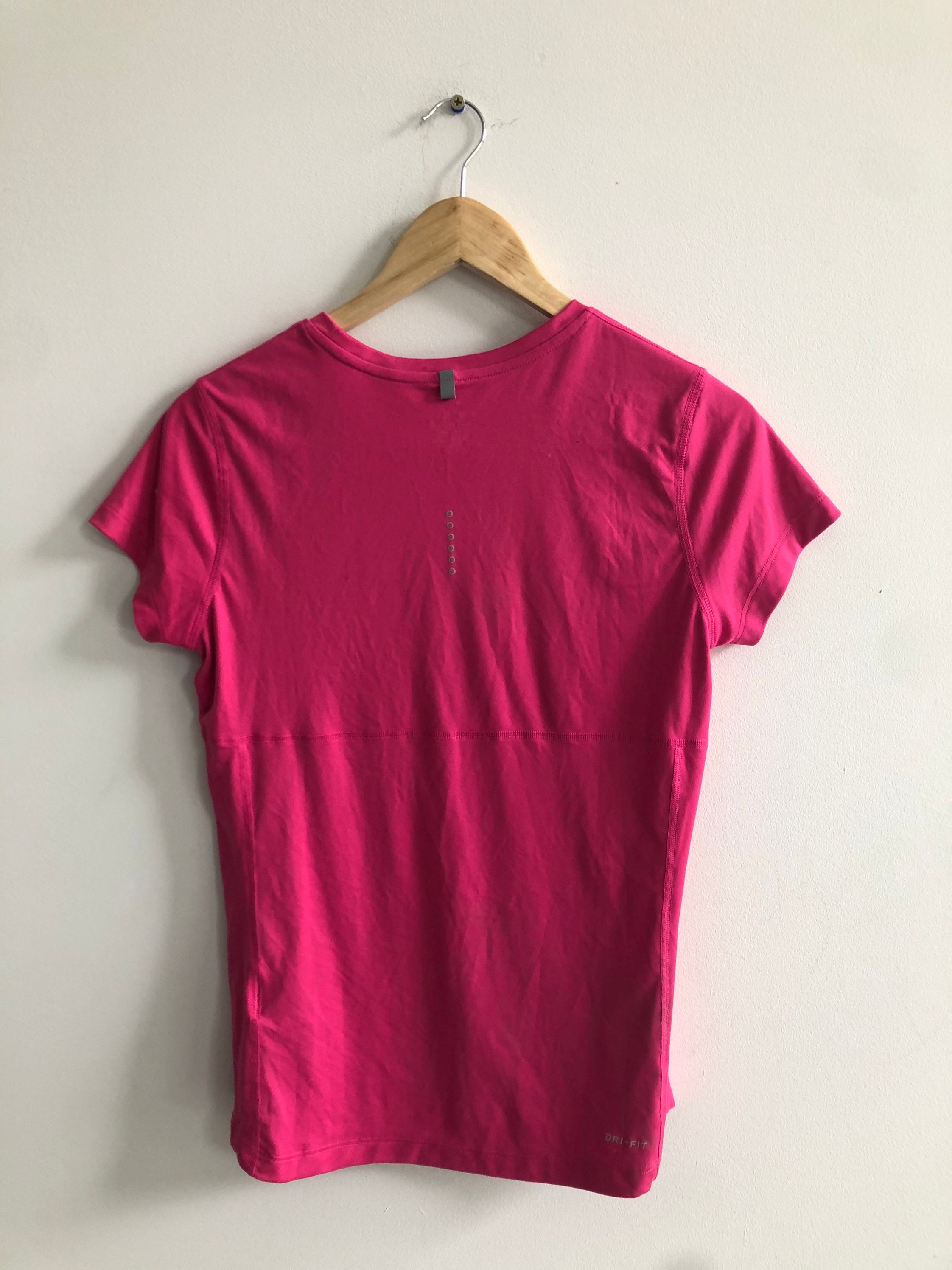 hot pink running shirt
