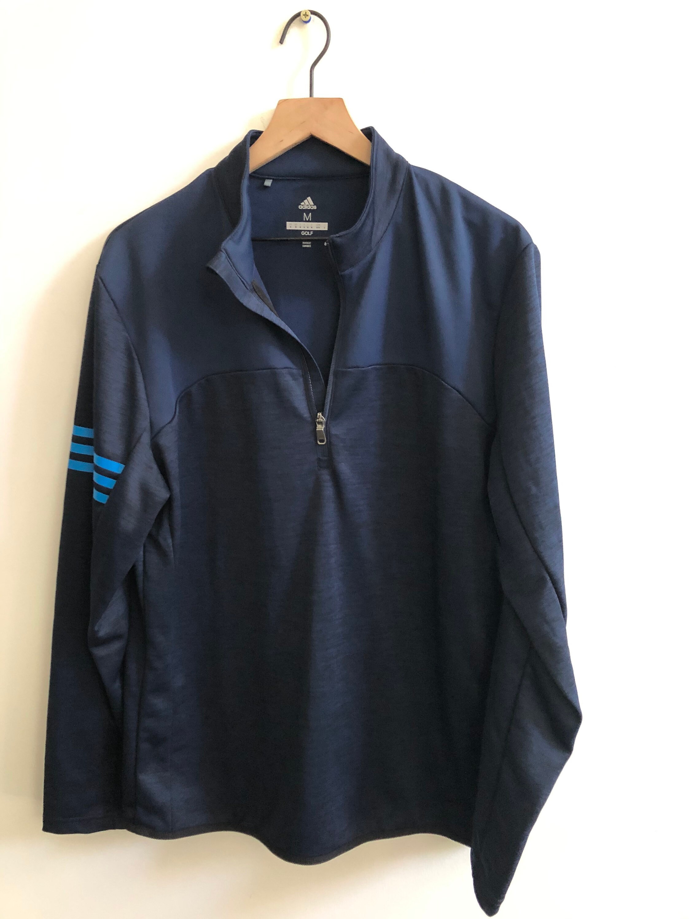 Adidas Climacool Navy Blue Long Sleeved Golf Pullover - Etsy UK