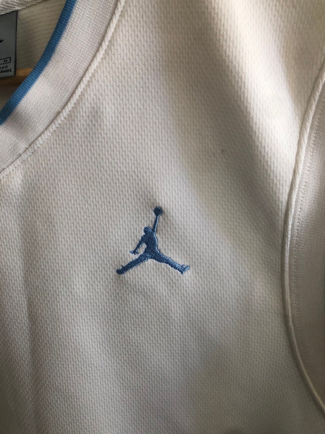 Vintage Jordan Jumpman 23 North Carolina Tar Heel Light Blue - Etsy