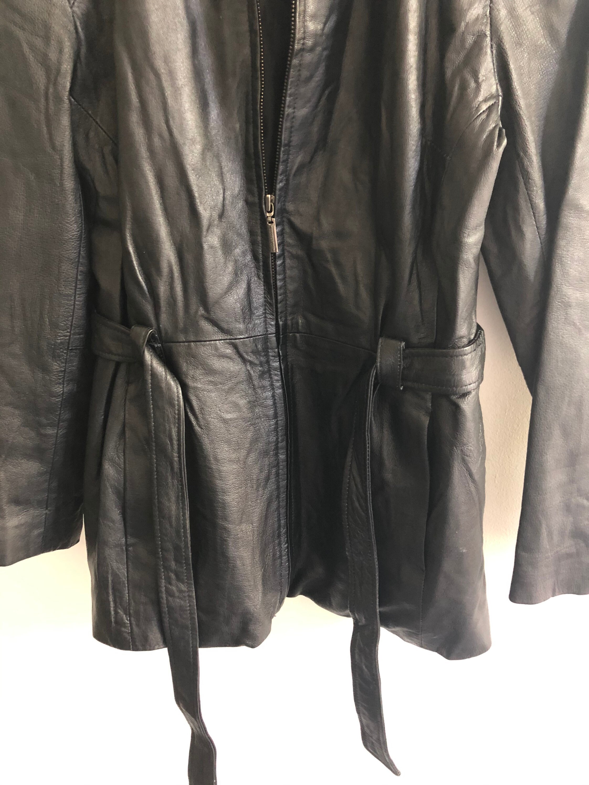 Colebrook and Co Genuine Leather Jacket Trench Etsy New Zealand
