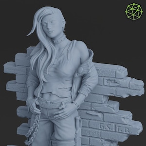 Roxx &#39;Don&#39;t call me Roxxie&#39; the Knife Nut - 1:8th scale - Tales from the Garden - Atlas 3ds