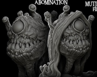 Shrouded Abomination - Wargaming Monster Rocket Pig Games D&D