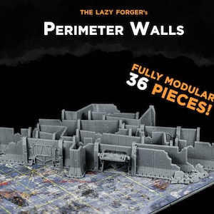 Perimeter Walls - Battlefields of Tomorrow - 6mm - 10mm - The Lazy Forger