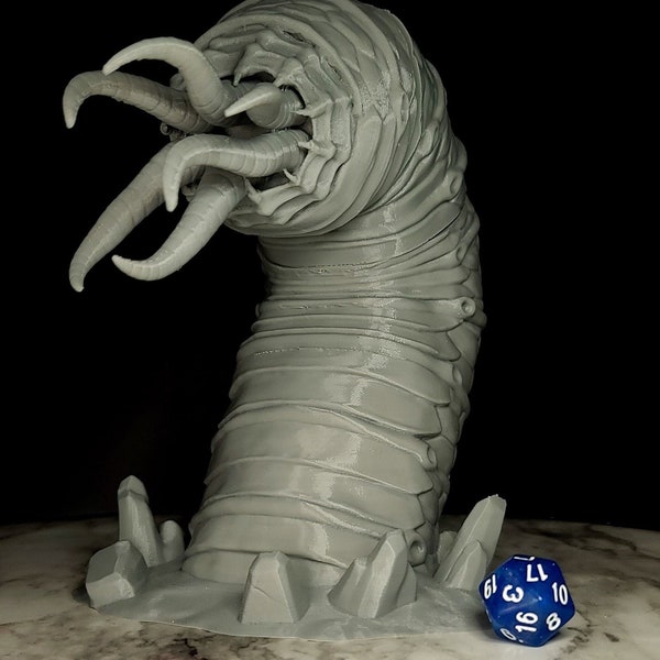 Eldritch Wurm/Purple Worm-Gargan(, 5E, Dungeons & Dragons, Pathfinder, , Frostgrave, Mordheim, Death Haven, Forgotten Realms)