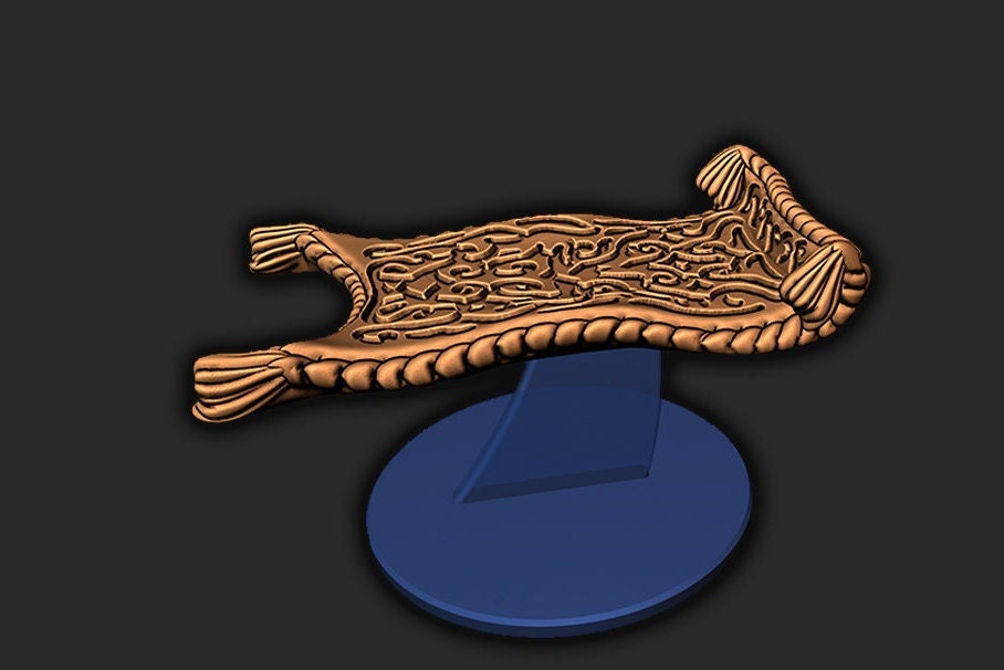 Flying Carpet / Rug of Smothering RESIN | PLA (, 5E, Dungeons and ...