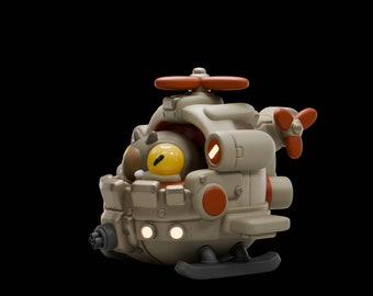 Helli - Armored Grumpii | Grumpii | Chonki Boi Mini | Art Toy | Chibi