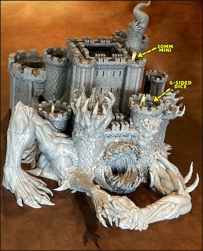 Mimic Building Castle Mimic | Playable Building With Adventure | Rocket Pig Games - Etsy