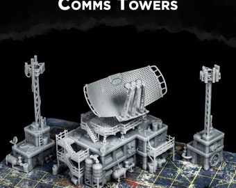 Comms Tower - Battlefields of Tomorrow - 6mm - 10mm - The Lazy Forger
