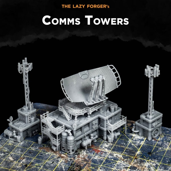 Comms Tower - Battlefields of Tomorrow - 6mm - 10mm - The Lazy Forger