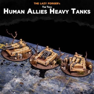 Heavy Tanks - Battlefields of Tomorrow - 6mm - 10mm - The Lazy Forger