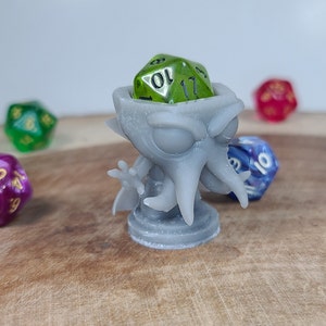 Mind Flayer D20 Dice Holder - DiceHeads - Chibi Dice Jail | D&D