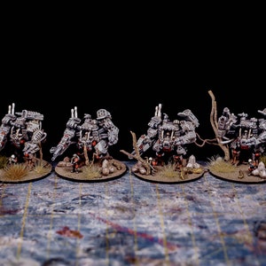 Walkers - Gunner Mechs & Support Mechs - Set of 8 - Army Enlisted - Battlefields for Tomorrow - 6mm - 10mm - The Lazy Forger