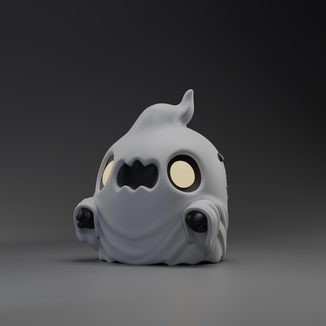Boo - Ghost | Grumpii | Chonki Boi Mini | Art Toy | Chibi - Etsy