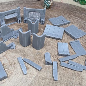 Perimeter Walls - Battlefields of Tomorrow - 6mm - 10mm - The Lazy Forger