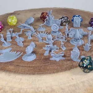 Cantrips Tokens - 6pc sets - spell markers - Initiative tokens | Dungeons and Dragons