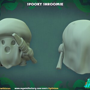 Spooky the Shroomie - Ghost - 4 sizes - Epics N Stuff | Halloween