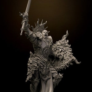 Sun Knight- Solar God | Ouroboros Miniatures - Dungeons and Dragons, Pathfinder, Frostgrave, Chibi