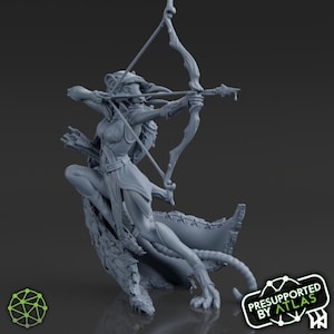 Aelle Whisperleaf - Archer - 1:8th scale - Tales from the Garden - Atlas 3ds