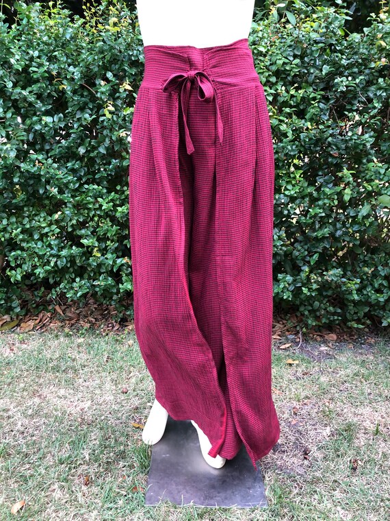 Amazon.com: Craft N Fashion Indian Designer Umbrella Trousers Pant with  full flair Palazzo Floral Wide Leg Trouser Boho Silk Palazzo Pant  Multicolour for Women and girls : Handmade Products