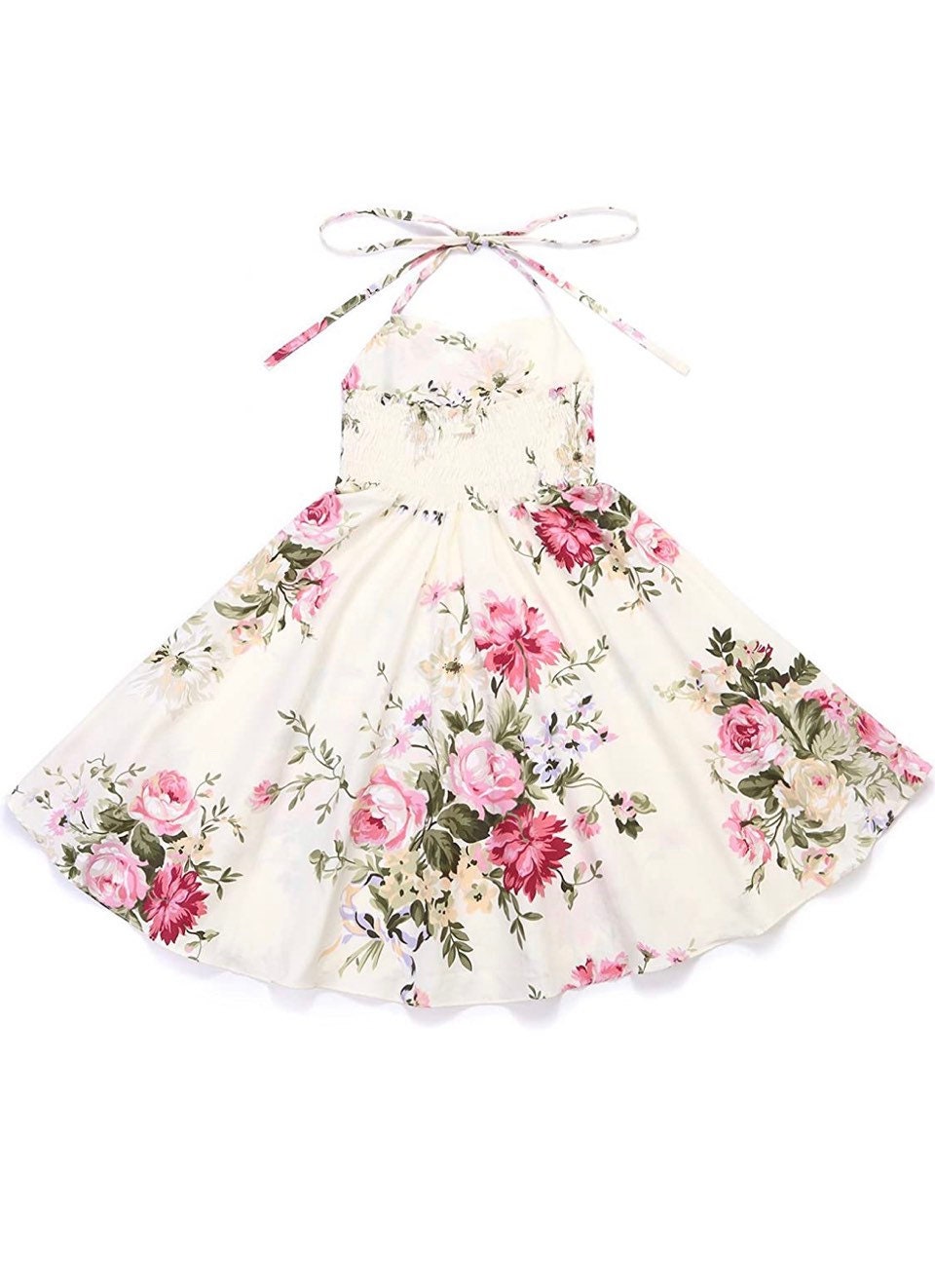 Off White Floral Dress for Girls Little Girls Clothing - Etsy