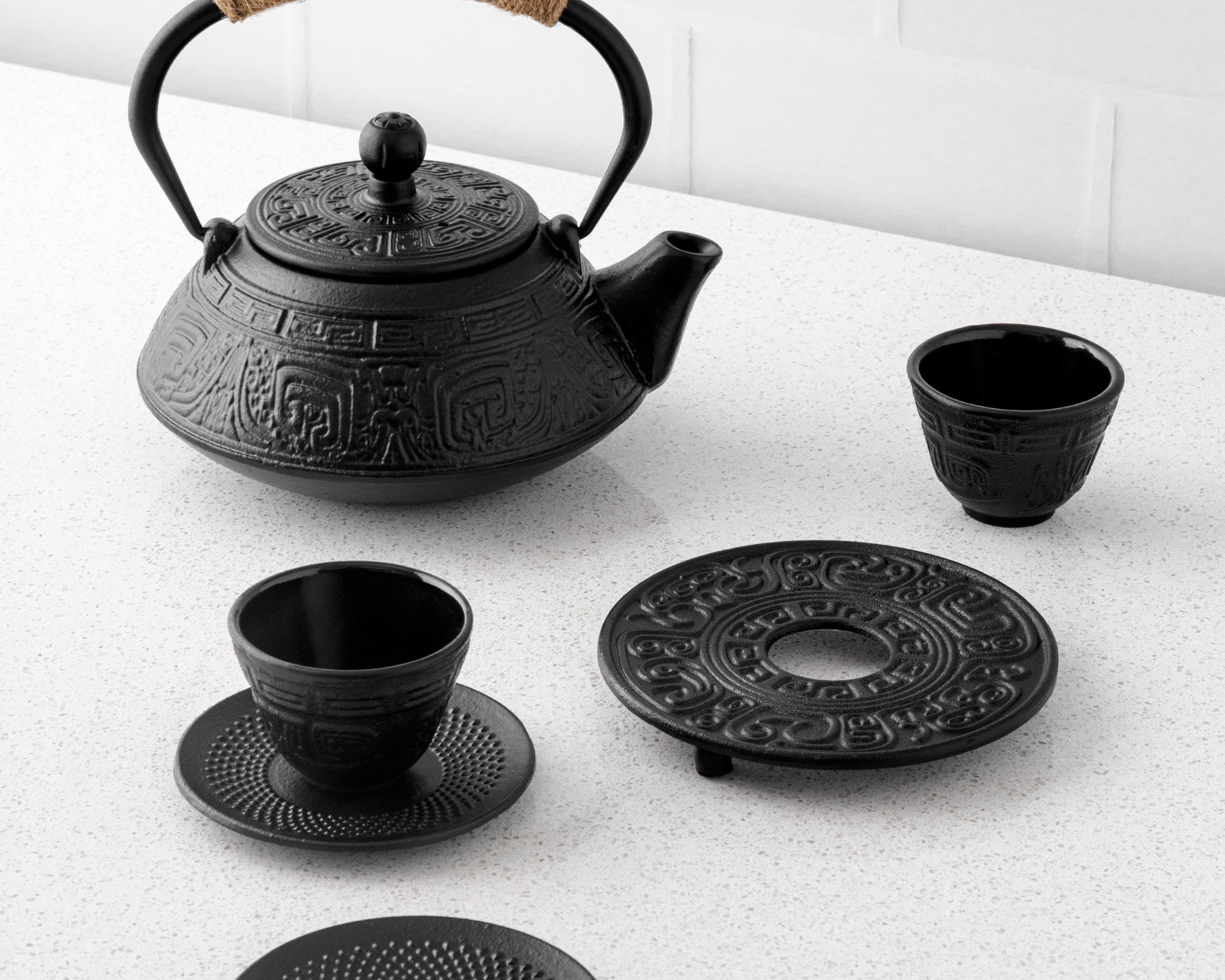 Cast Iron Japanese Tea Pot Teapot / Kettle Large 1.5L Solid Made