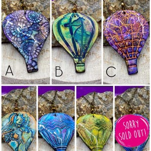Hot Air Balloon Necklace bild 3