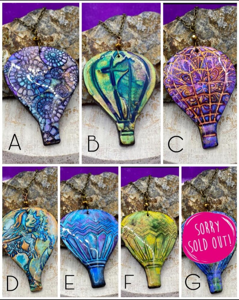 Hot Air Balloon Necklace bild 3