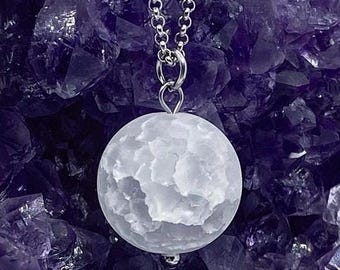 Full Moon Goddess Crackle Quartz Jewelry