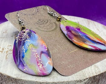 Artsy Clay Statement Earrings