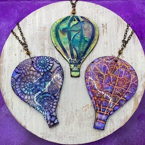Hot Air Balloon Necklace bild 1