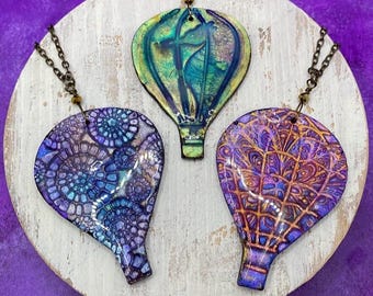 Hot Air Balloon Necklace