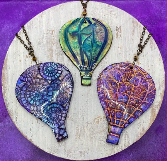 Hot Air Balloon Necklace