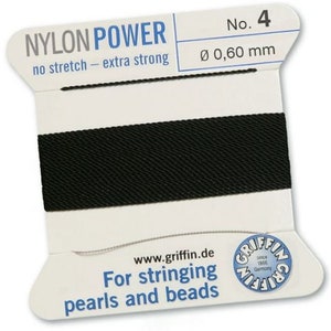 Griffin Nylon Bead Cord, 10 Per Pack - CLOSE OUT