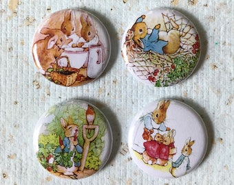Peter Rabbit Buttons | Etsy