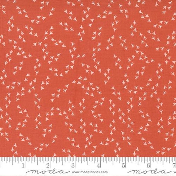 Birdsong Fabric -Cardinal 48358 13 by Gingeber for Moda (m7328)