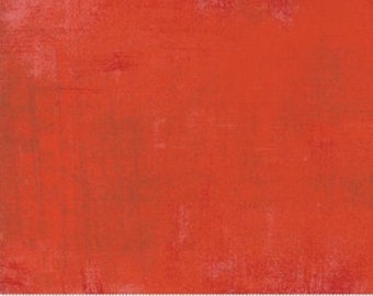 Meraki Grunge Orange Rooi Fabric by MODA 30150 428 (M6745)