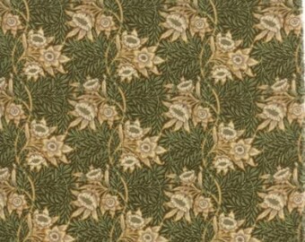 William Morris Fabric V & A Sephia 7302 13 (m6656)