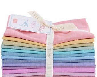 Tilda Chambray 15 Piece Fat Quarter Bundle