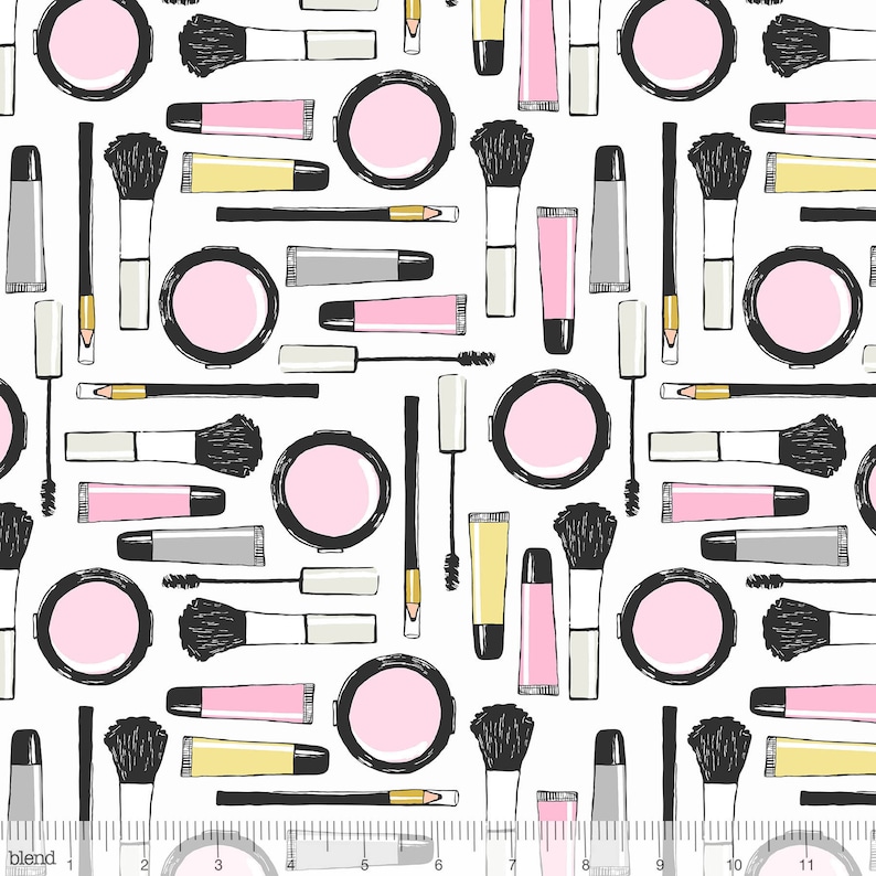 Glamorama Fabric BL55 by Maude Asbury Essentials on white background