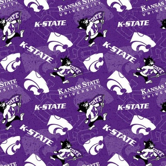 KS101 Kansas State University Wildcats 100/% Cotton Fabric