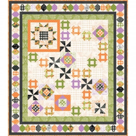 Spellcasters Garden Fabric Quilt Kit by Meg Hawley 60 x Etsy
