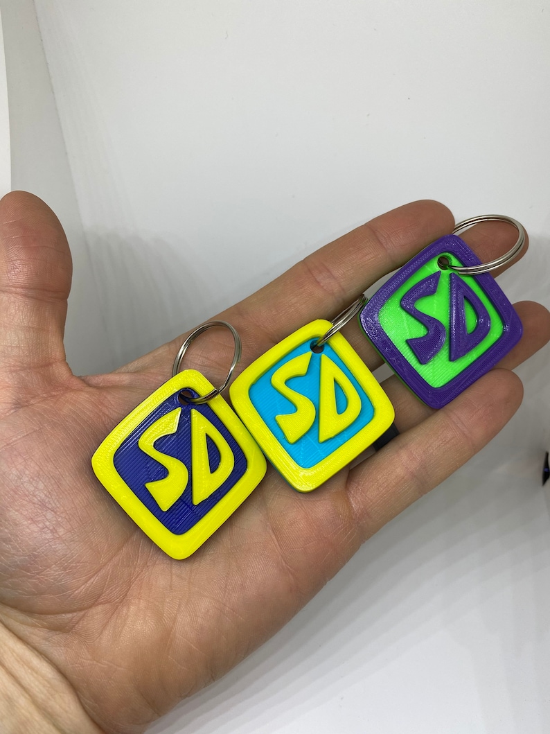 Scooby doo dog Tag Scooby doo keychain Multiple styles Free Etsy