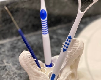 Dinosaur Toothbrush Holder| Multiple Colors| Free Shipping| 3D Printed