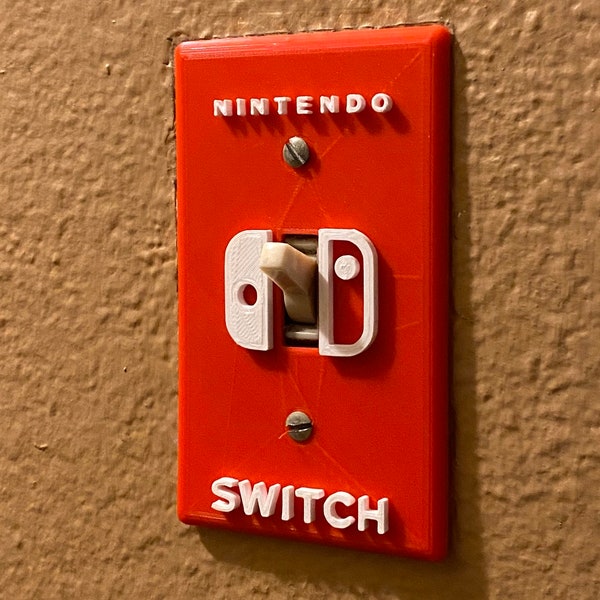 Nintendo Light Switch Cover Etsy