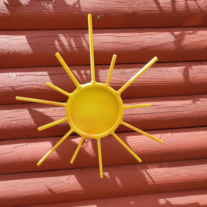 Metal Sun for Yard Gift for Her Metal Sun for Garden Garden Etsy