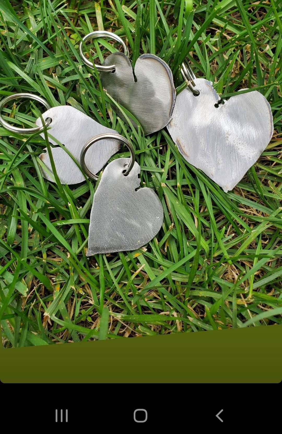 Metal Heart Keychain, Heart Key Chain, Key Chain Heart, Valentine's Day