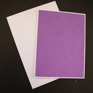 Set of 4: Handmade Embossed bulk cards with Envelopes | Embossed Blank Card Packs | Bulk Blank Cards | Handmade blank Cards Pack | Pack of 4